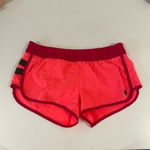 Neon pink hurly/Nike board shorts